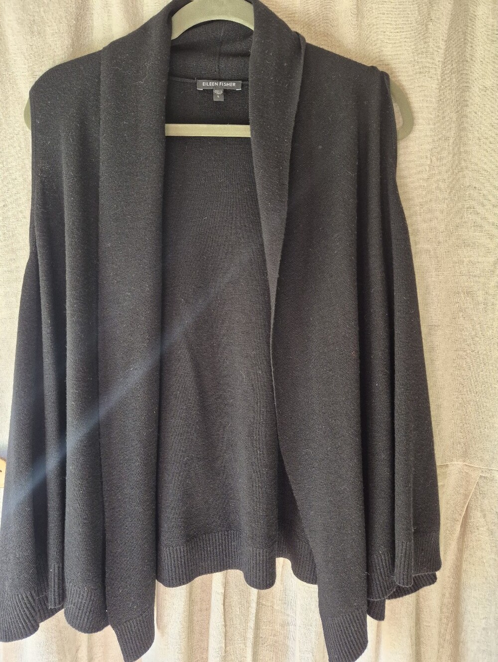 Eileen Fisher Merino Wool Sleeveless Sweater Size Large